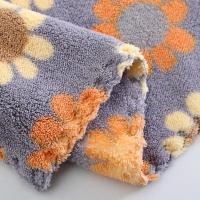 4Pcs Paños De Limpieza Para La Cocina Suaves Y Absorbentes De Felpa Coral Tela De Sastre Solapa De Girasol Toallas De Limpieza Doméstica 30X30CM - details 6