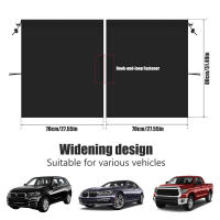 Cortina De Protección Solar Y Privacidad Para Coche Universal Cubierta De Ventana Lateral Accesorios De Vehículo Para Descanso Y Aislamiento - details 16