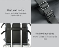 Mochila Impermeable Rolltop HK Para Hombres Y Mujeres Gran Capacidad Con Portátil Para Viajes Escuela Y Negocios Antirrobo Con USB - details 18
