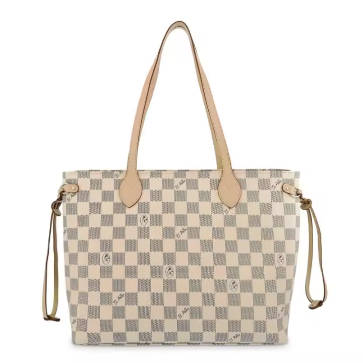 EL POTRO: BOLSO TOTE CESTA 571-CHESS-BEIGE El Potro - 1