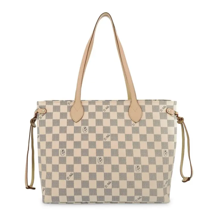 EL POTRO: BOLSO TOTE CESTA 571-CHESS-BEIGE El Potro - 1
