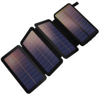 Cargador Solar 25000mAh Bathería Externa Portátil With 4 Paneles de Banco de Energía In Prueba de Agua - details 8