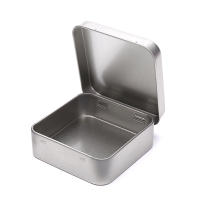 Caja De Almacenamiento De Metal Miniatura 1/2pcs Caja De Tapa Plegable Cuadrada Para Joyería Y Monedas Caja De Almacenamiento Europea - details 5