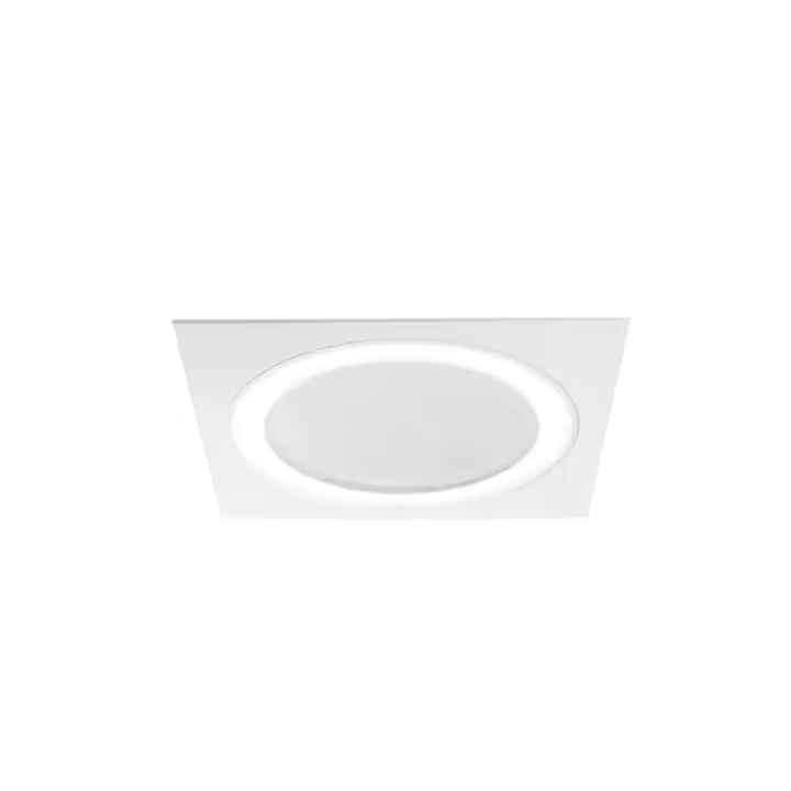 CRISTAL RECORD Downlight LED 6,5W+25W Aret Blanco Cuadrado CRISTALRECORD 02-670-00-600 - Alta Eficiencia Energética - 1