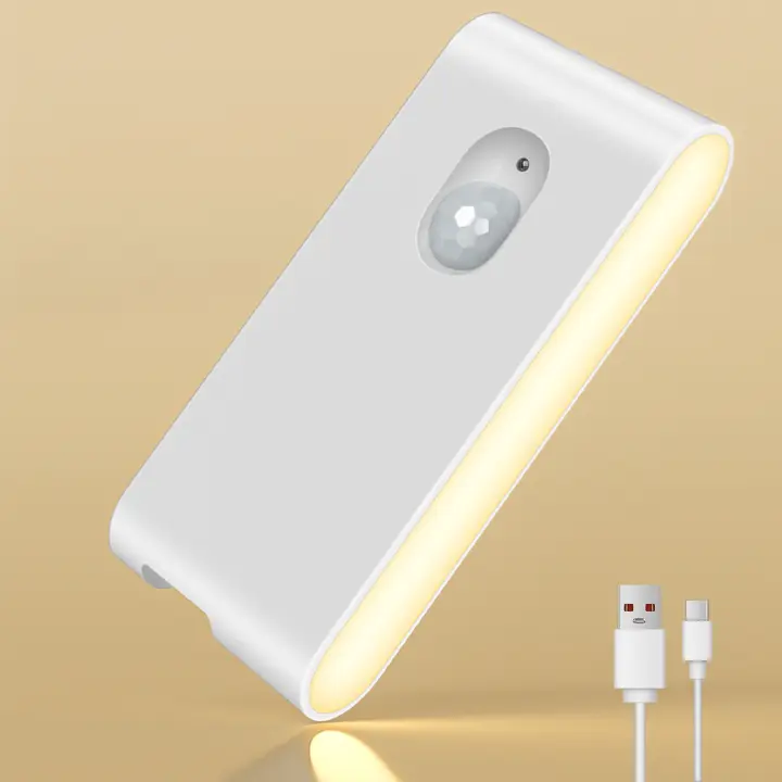 Luz Nocturna Recargable Con Sensor De Movimiento WILLED Luz Blanca Cálida Para Interior Ideal Para Pasillo Escalera Baño Dormitorio Cocina - 1