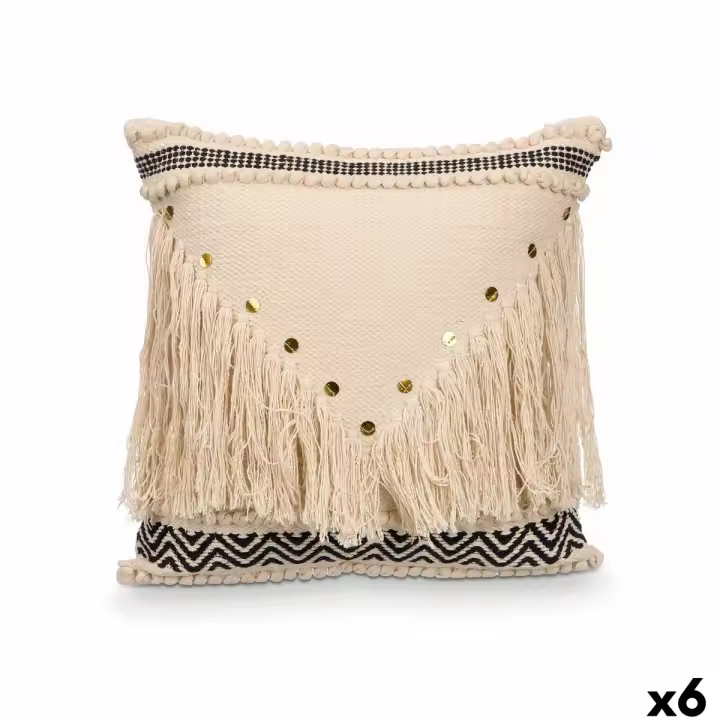 Cojín 4740 Negro Natural 45 x 15 x 45 cm (6 Unidades) - 1