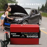 Convertidor De Energía De 500W DC a AC 12V a 220V 110V Inversor Automático Con Cargador USB Doble Adaptador De Transformador Para Coche - details 1