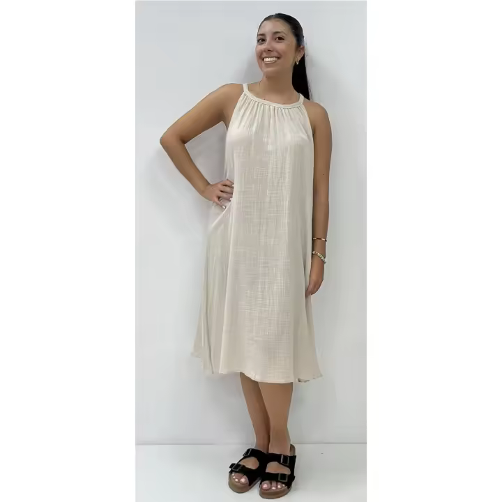 Vestido Lino Paula Beig - 1