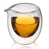 Taza De Té Chino Arshen Hecha a Mano 200ml De Vidrio Resistente Al Calor Con Doble Capa Para Café Y Té Con Aislamiento De Calor - details 12