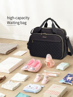 LEQUEEN New Style Waterproof Diaper Bag Black Large Capacity Travel Bag Multifunctional Maternity Mother Baby Stroller Bags - details 1