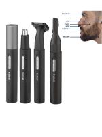 Kemei Trimmer De Pelo Para Nariz Y Barba Eléctrico Para Hombres Y Mujeres Trimmer De Cabello Facial Cejas Orejas Línea Bikini Y Otros Recargable - details 2