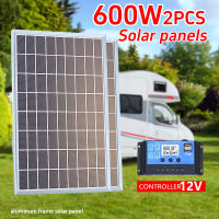 Kit De Energía Solar 300W Con Panel De Polícr��talo De 12V Conjunto Completo Para Carga USB Ideal Para Viajes Al Aire Libre Y Energía De Reserva - details 1