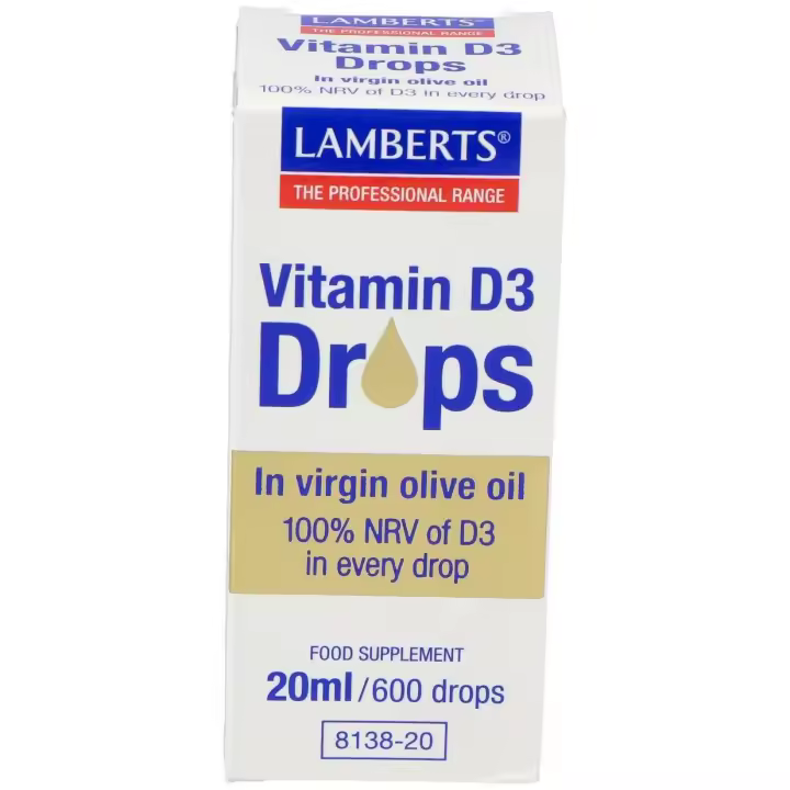 Lamberts Vitamina D3 En Gotas 20Ml - 1