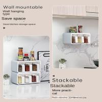 Organizador De Hierbas Para Cocinar Caja De Almacenamiento De Especias Jars De Aromaterapia Contenedor De Pimienta Y Azúcar Estilo Moderno PP - details 11