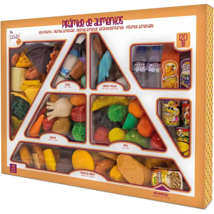 Tachan - Set de 120 piezas de pirámide alimenticia ref.7288080 - 1