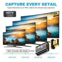 Adaptador De Conector Magnético Compatible Con HDMI Hombre a Mujer 8K HDMI-Compatible 2.1 8K/60Hz 4K/120Hz Para Xiaomi TV Box PS5 - details 18