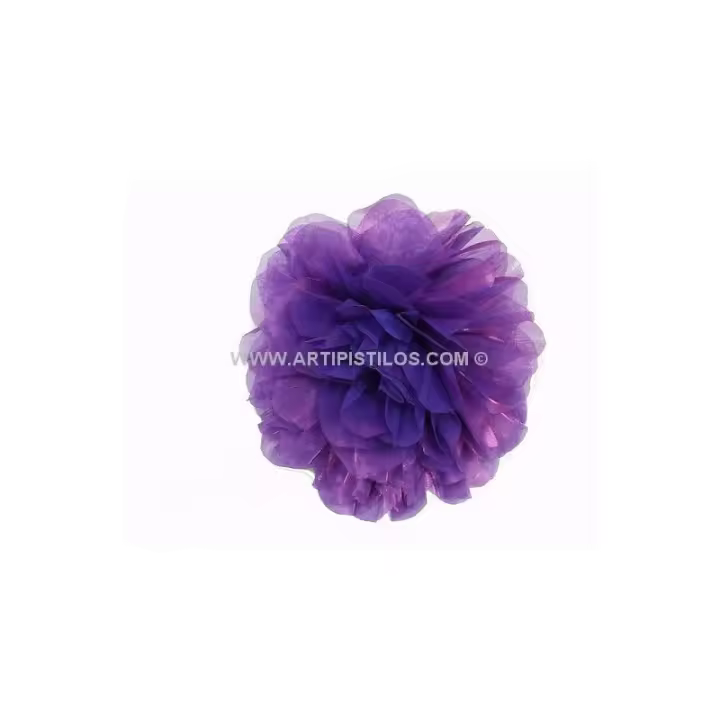 Flor de Tela con Brillo - Ideal para Decorar - 1