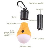 Lámpara De Camping Portátil LED Multicolor Impermeable Luz De Emergencia Batería Potente Para Actividades Al Aire Libre Y Acampar - details 1