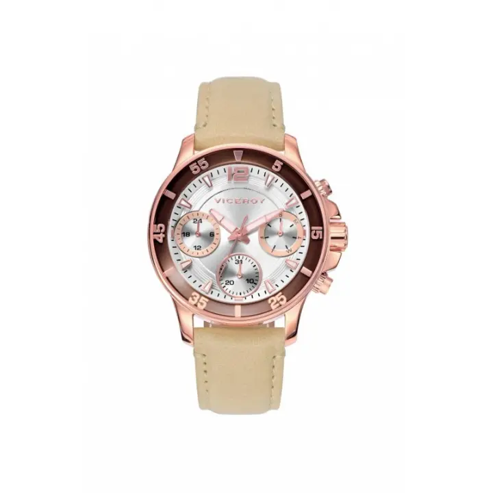 Reloj Viceroy Mujer Ip Rosa Correa Piel 42218-45 - 1