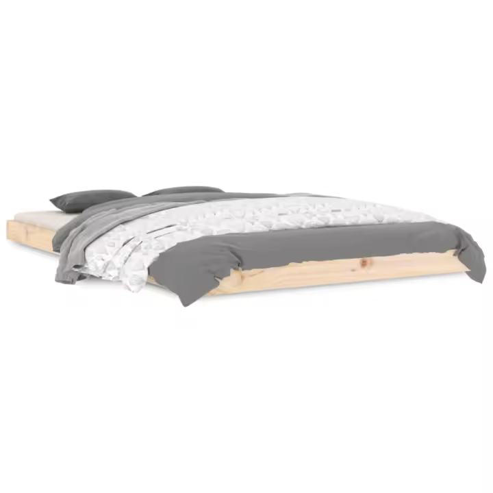 Sofá cama madera maciza de pino 90x200 cm - 1