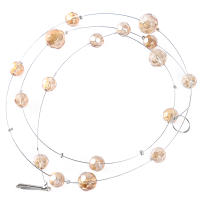 Cortina De Perlas De Vidrio Cristal Para Sala De Estar Y Dormitorio Decoración De Fiesta Y Boda Cortina De Perlas De Vidrio Para Puerta - details 5