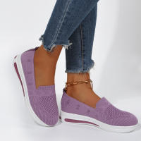 Zapatos de mujer de talla Grande, Nuevos, de Primavera y Verano, Planos, informales, de Malla transpirable, Con Suela Gruesa, Deportivos e informales. - details 18
