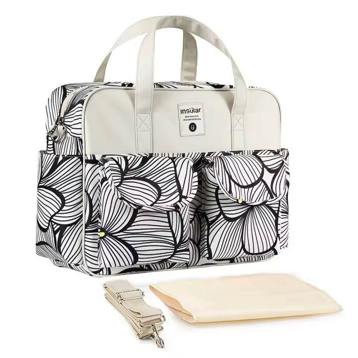 Style Waterproof Diaper Bag Large Capacity Messenger Travel Bag Multifunctional Maternity Mother Baby Stroller Bags - 1