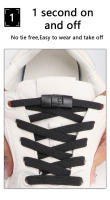 Alpargatas Elásticas Coloridas Para Niños Y Adultos Sin Cordones Accesorios De Zapatos Cierre De Presión Antiguo T88-12XC - details 3