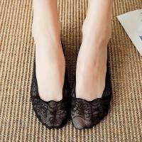 Mujer Pantalones Tobilleros,5 Pares Calcetines Invisibles Mujer Tobilleros Antideslizante Cortos Verano Transpirable Algodon Bajos sin Costura Pinkies Mujer Finos Para Mocasines - details 2