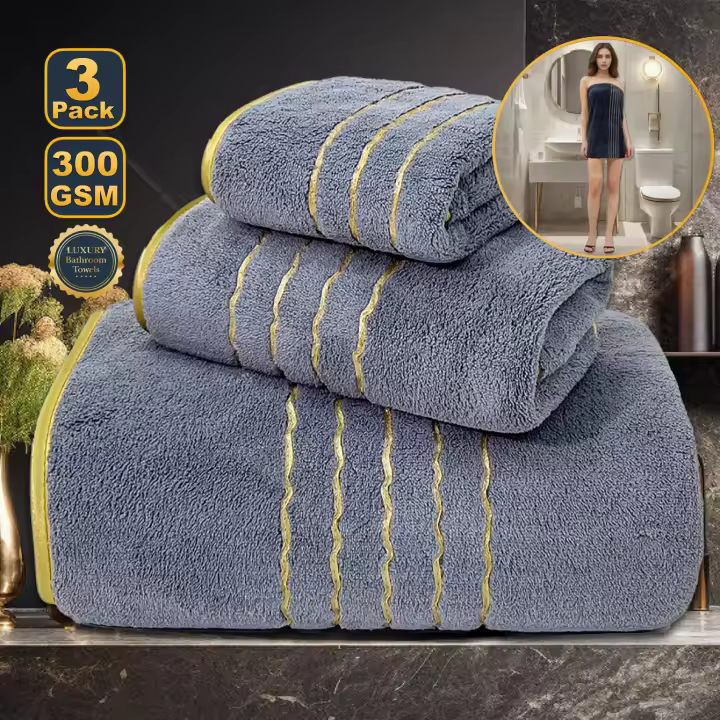 GOOZONE HOME, abrsorbentes de Agua y suaves para envolver El Cabello Seco | Toalla de Seco para el hogar - 1