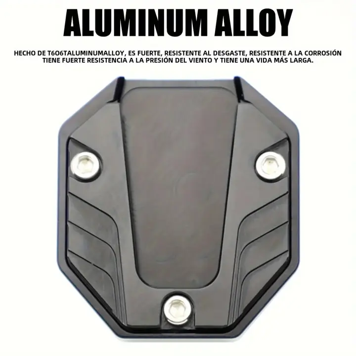 Aluminio Soporte De Pies Para Motocicleta Extensor De Plataforma Del Lado Accesorios De Motocicleta Stand Extension - 1
