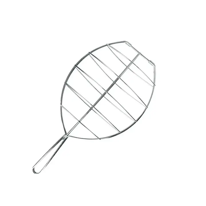 Ibili Parrilla De Alambre Para Pescado De Acero Inoxidable Xl - 1