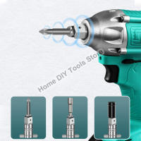 Llave De Impacto Sin Cable Eléctrica 18V Sin Escobillas Accesorio Para Herramienta De Potencia Uso Dual/sencillo - details 6