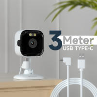 Cámara De Seguridad HEIYOUCAM 3MP 2K Full HD Dual Band Wireless Con Visión Nocturna En Color Y Llamada De Voz Bidireccional Para Interior - details 2