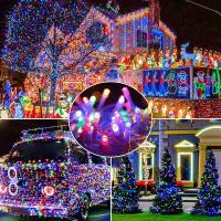 Luces De Cadena LED Impermeables Para Decoración De Jardín Dormitorio Fiesta Navidad 10/20/40/80 LED Batería Incluida Luz De Navidad Color Calido Y RGB - details 5