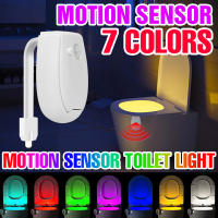 Lámpara LED RGB Con Sensor De Movimiento PIR Para Inodoro Luz Nocturna Impermeable Iluminación De Baño Y Lavabo Luz De Resbaladizo LED Para Inodoro - details 0