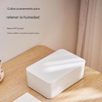 Toallitas húmedas Caja de Almacenamiento Toallitas Dispensador Titular DE LA Caja de Almacenamiento de Tejido With Tapa A Prueba de Polvo - details 2