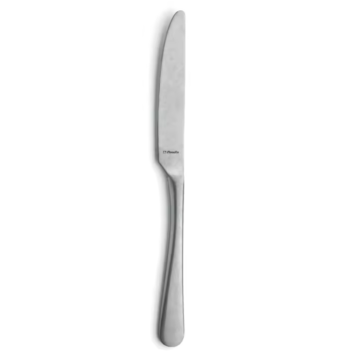 AMEFA AUSTIN RETRO Caja 12 Cuchillo Mesa Acero Inox 23,5CM-2,5MM Acero Mate Fácil de limpiar Larga duración - 1