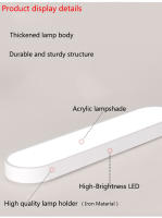 Luz De Techo Moderna LED Ultra-Fina Para Decoración Interior De Casa Cocina Comedor Dormitorio Estilo Minimalista Sin Control Remoto - details 1