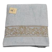 Juego de Toallas de Baño Color Celeste con Cenefa Elegante – Set de 3 Piezas de Lujo: Toalla de Baño, Manos y Facial | 100% Algodón Portugués Suave y Absorbente | 500 g/m² | Certificado OEKO-TEX® | Ideal para Hogar, Regalo o Hoteles | Mercatienda.es - details 3