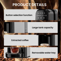 Máquina de café en cápsulas 3 en 1, Cafetera exprés múltiple caliente/fría, Cafetera capuchino Dolce Gusto Nespresso en polvo - details 1