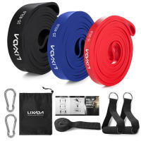 Lixada Set De 5 Bandas De Resistencia Para Ejercicio De Poder Y Estiramiento Con Bolsa De Transporte Adecuado Para Entrenamiento De Muslos Brazos Cintura Y Abdomen - details 4