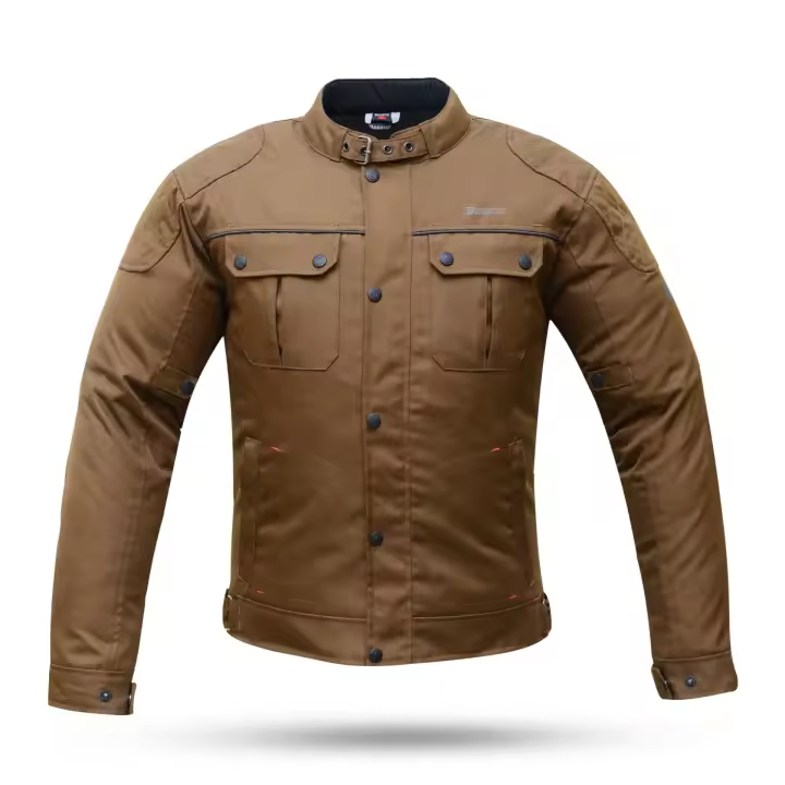 Chaqueta moto Negra y Marrón de Alta Calidad - Perfecta para el Clima Frío,  en liquidación : DESCUENTO - 44 % OFERTA DE NAVIDAD, TALLA:  S, M, L, XL , 2XL, 3XL - 1
