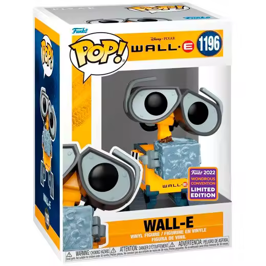Figura Pop Disney Wall-E Wall-E Raised Exclusive-Figura de Vinilo Coleccionable - Idea de Regalo- Mercancia Oficial - Juguetes para Niños y Adultos - Movies Fans - Muñeco para Coleccionistas y Exposición - 1