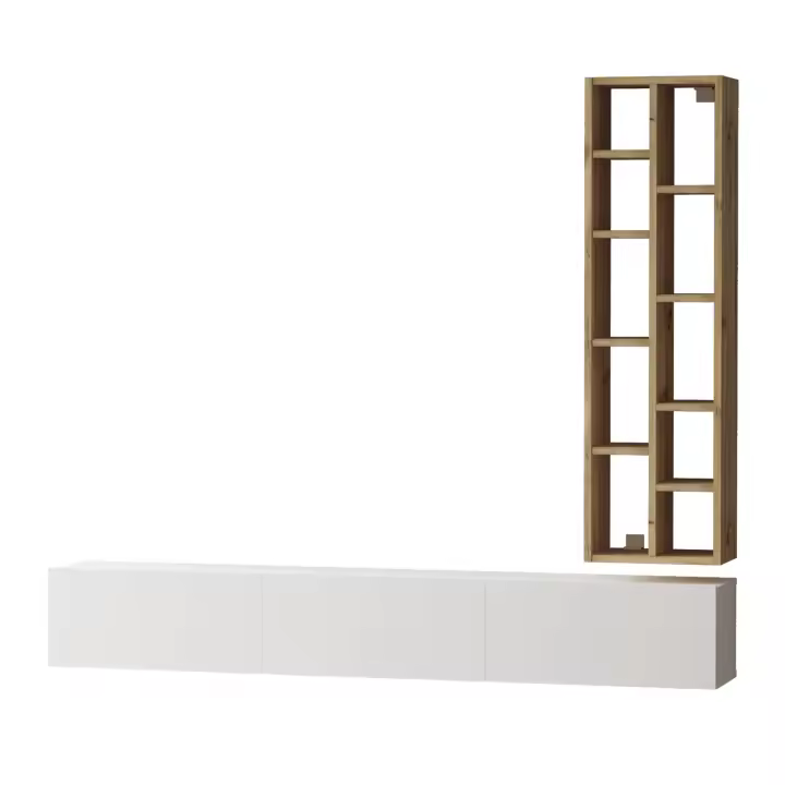 Venprodin - Mueble Para Tv Y Estantería Luvio - 1