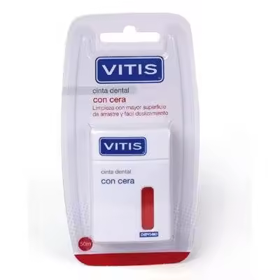 Dentaid Cinta Dental VITIS para Eliminación de Placa Bacteriana 50m - Cuidado Bucal - 1