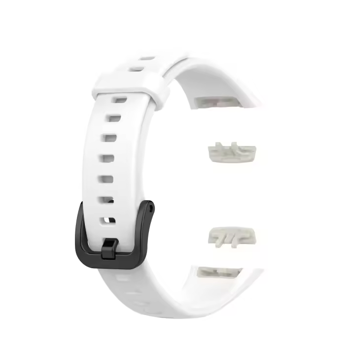 Correa Silicona Huawei Band 6 / Honor Band 6 TPU Correa de muñeca de Repuesto Impermeable ,blanco - 1