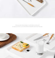 Plato De Alimentos Rápido En Plástico Blanco Para Uso Comercial Y Doméstico Resistente Y Versátil Para Almacenamiento - details 8