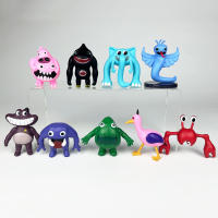 Juego De Figuras De Acción Garten of Banban 9 Piezas PVC Juguetes Para Niños Peluches Hunter Tim Silent Steve Regalos De Cumpleaños - details 8