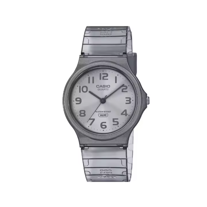Reloj Casio Tranparente Gris Mq-24s-8bef - 1